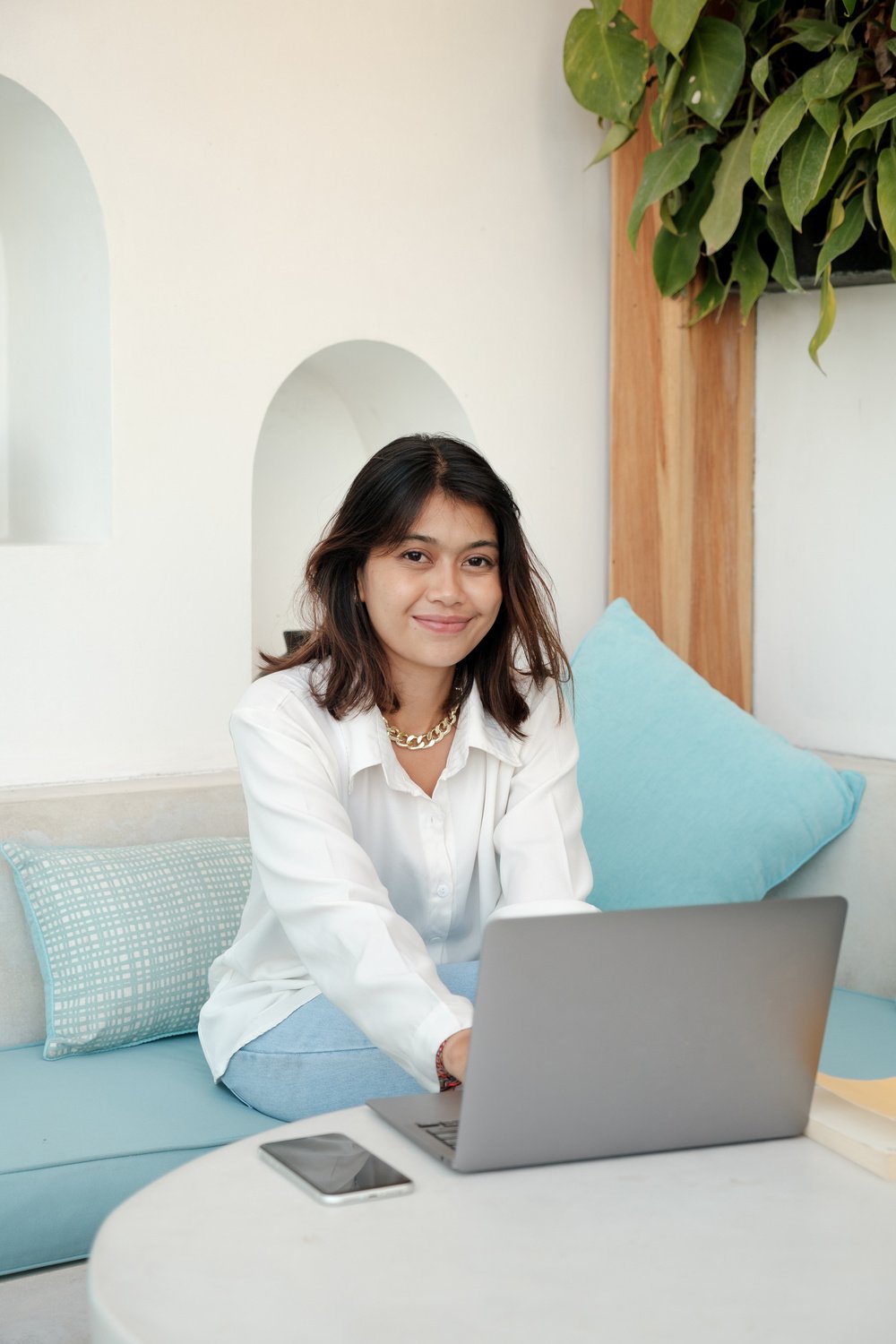 Woman Working from Home
